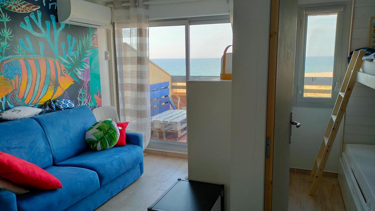 Appt T1 Bis, Terrasse Face Mer, Renove, Climatise 루케이트 외부 사진